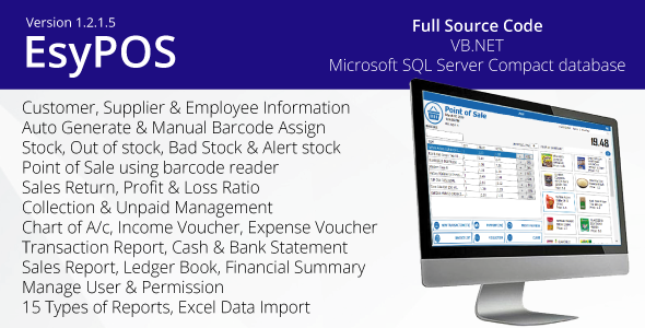 EsyPOS | Retail Billing Software - CodeCanyon Item for Sale