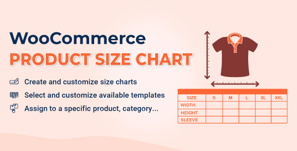 WooCommerce Product Size Chart - CodeCanyon Item for Sale