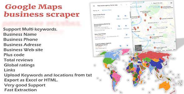 Google Map Business Extractor - CodeCanyon Item for Sale