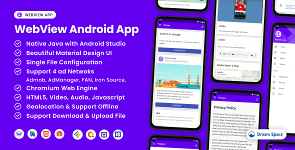WebViewApp - Premium Android WebView App 1.4 - CodeCanyon Item for Sale
