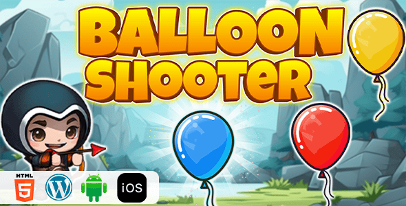 Balloon Shooter - HTML5 Construct3 Game - CodeCanyon Item for Sale