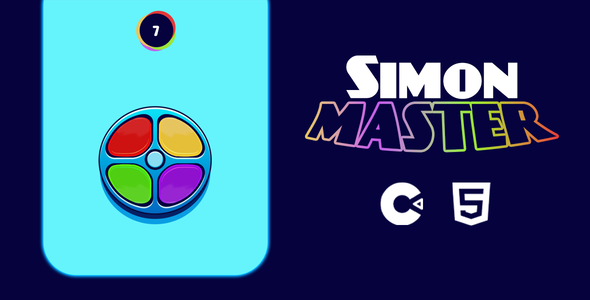 Simon Master - HTML5 Game - Construct 3 - CodeCanyon Item for Sale