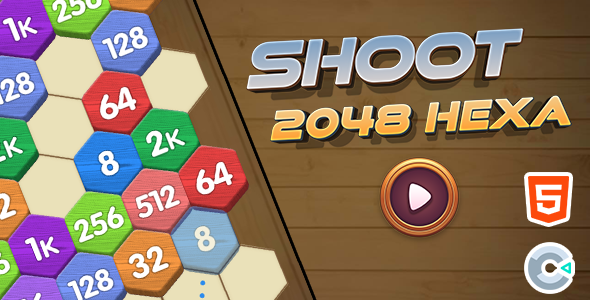 Shooter 2048 Hexa - Html5 (Construct3) - CodeCanyon Item for Sale