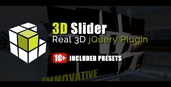3D Slider jQuery Plugin - CodeCanyon Item for Sale