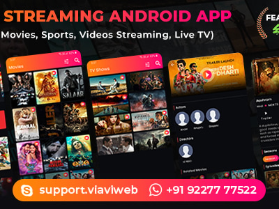 Video Streaming Android App (TV Shows, Movies, Sports, Videos Streaming ...