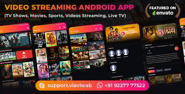 Video Streaming Android App (TV Shows, Movies, Sports, Videos Streaming, Live TV) - CodeCanyon Item for Sale Video Streaming Android App (TV Shows, Movies, Sports, Videos Streaming, Live TV) - CodeCanyon Item for Sale