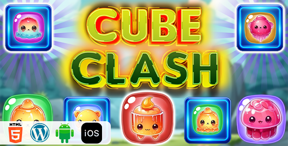 Cube Clash - HTML5 Construct3 Game - CodeCanyon Item for Sale