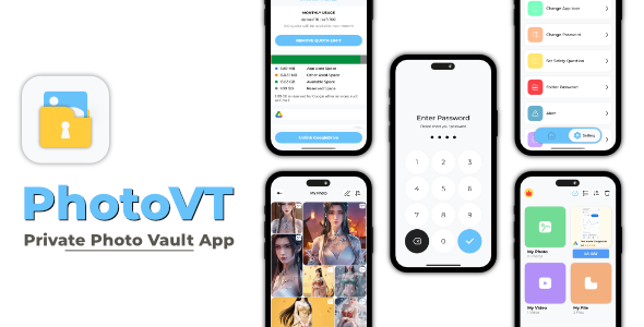 Private Photo Vault - iOS App SwiftUI - CodeCanyon Item for Sale