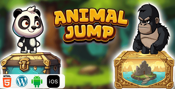 Animal Jump - HTML5 Construct3 Game - CodeCanyon Item for Sale