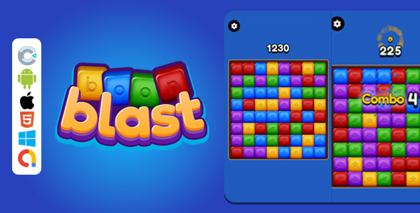 Boon Blast - HTML5 Game (Construct 3) - CodeCanyon Item for Sale