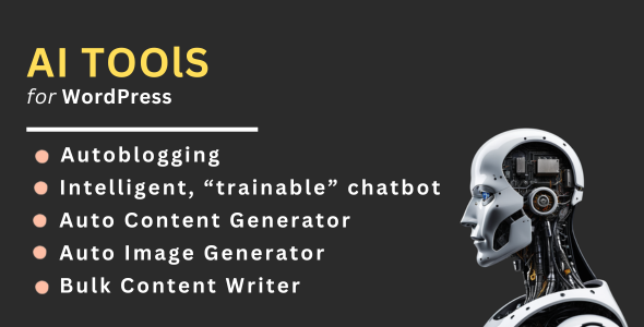 AI Tools - WordPress Chatbot, Content Writer, Image Generator - CodeCanyon Item for Sale