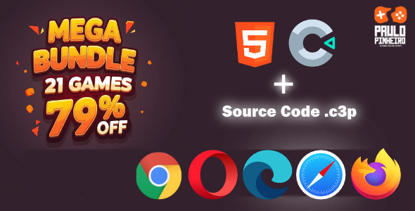 Mega Bundle – 21 HTML5 Games – (21 Games With all Source-Code) - CodeCanyon Item for Sale