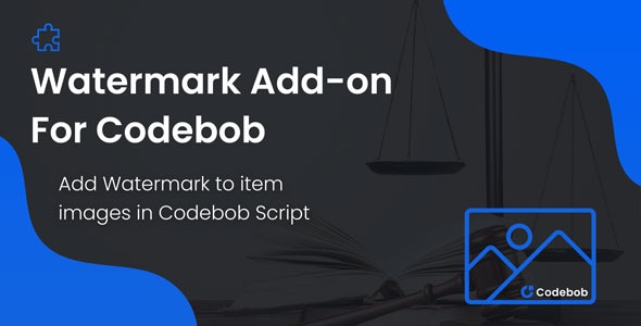 Watermark Add-on For Codebob - CodeCanyon Item for Sale