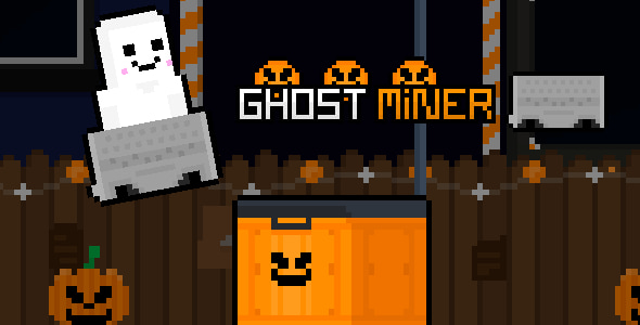 Ghost Miner - HTML5 Game - Construct 3 - CodeCanyon Item for Sale