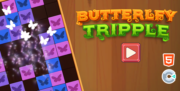 Butterfly Tripple - Html5 (Construct3) - CodeCanyon Item for Sale