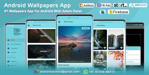 Wall Hub - Android Wallpapers App - CodeCanyon Item for Sale