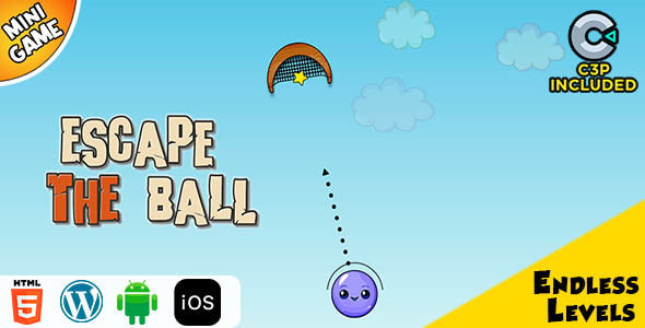 Escape The Ball HTML5 Construct 3 Game - CodeCanyon Item for Sale