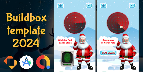 Santa Tracker Buildbox template - CodeCanyon Item for Sale