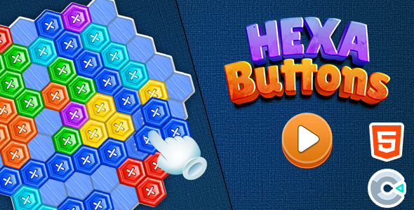 Hexa Buttons - Html5 (Construct3) - CodeCanyon Item for Sale