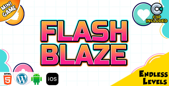 Flash Blaze HTML5 Construct 3 Game - CodeCanyon Item for Sale