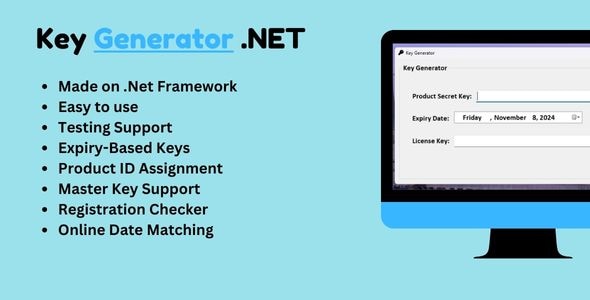 License / Activation Key Generator C# Winforms - CodeCanyon Item for Sale