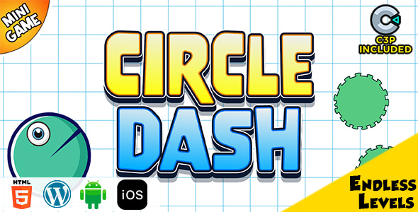 Circle Dash HTML5 Construct 3 Game - CodeCanyon Item for Sale