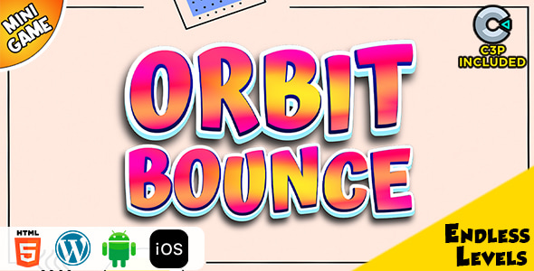 Orbit Bounce HTML5 Construct 3 Game - CodeCanyon Item for Sale