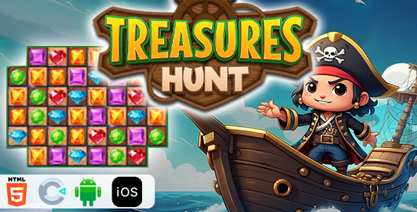 Treasures Hunt - HTML5 Construct 3 Game - CodeCanyon Item for Sale