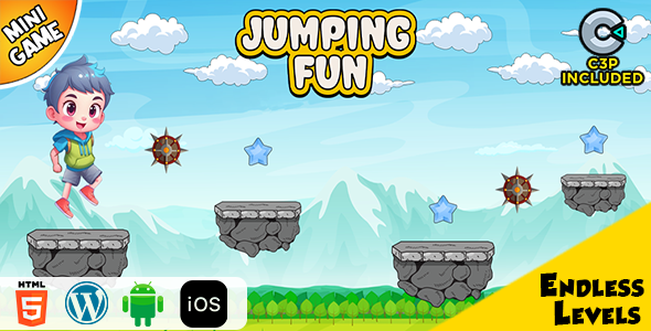 Jumping Fun - HTML5 Construct 3 Game - CodeCanyon Item for Sale