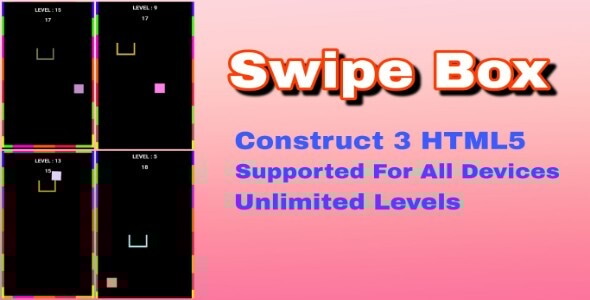 Swipe Box - HTML5 - Construct 3 - CodeCanyon Item for Sale