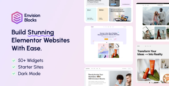 Envision Blocks - Elementor Addons & Widgets - CodeCanyon Item for Sale