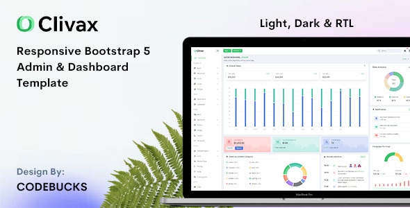 Clivax - Bootstrap 5 UI Kit Template - CodeCanyon Item for Sale