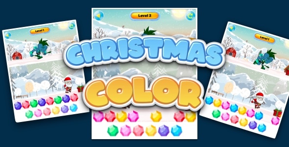Christmas Color - Cross Platform Puzzle Game - CodeCanyon Item for Sale
