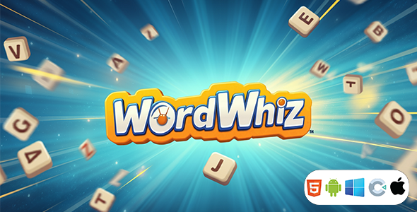 Word Whiz - Construct 3 Game (HTML5, AdMob, C3P) - CodeCanyon Item for Sale