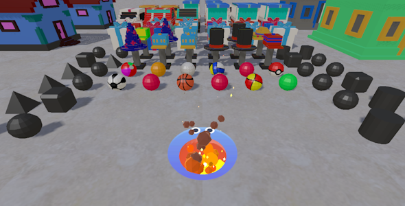 Unity Game Template - Blocky Holes (Unity 6) - CodeCanyon Item for Sale