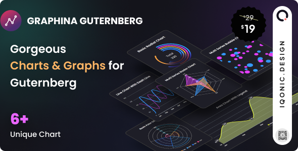 Graphina WordPress Plugin Add-on for Gutenberg Charts & Graphs - CodeCanyon Item for Sale