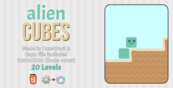 Alien Cubes - HTML5 Casual Game - CodeCanyon Item for Sale