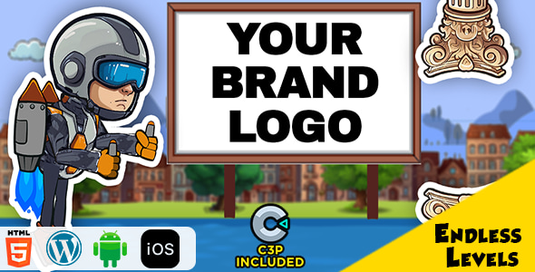 Jet Man HTML5 Construct 3 Game - CodeCanyon Item for Sale