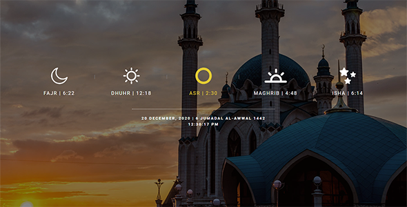 Salah Time, Fasting Time Calendar WordPress Plugin - CodeCanyon Item for Sale