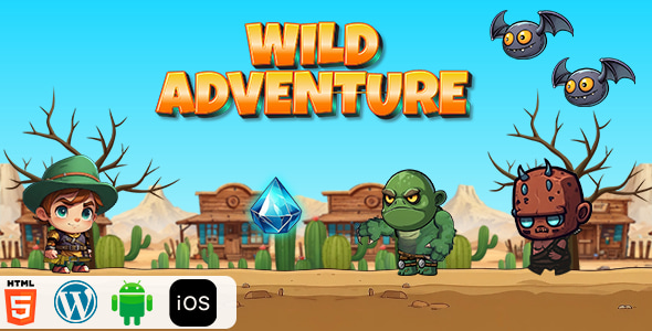 Wild Adventure - HTML5 Construct3 Game - CodeCanyon Item for Sale