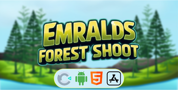 Emralds Forest Shoot - HTML5 Construct3 Game - CodeCanyon Item for Sale