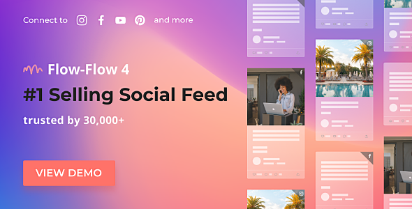 Social Stream for WordPress — Add Facebook Youtube Instagram Feed to WordPress - CodeCanyon Item for Sale