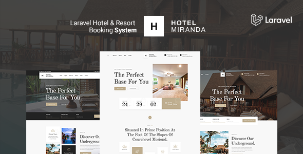 Miranda - Laravel Hotel & Resort Multilingual Booking System - CodeCanyon Item for Sale