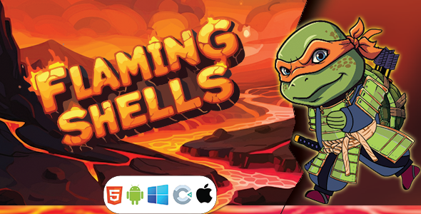 Flaming Shells - Construct 3 Game (HTML5, AdMob, C3P) - CodeCanyon Item for Sale