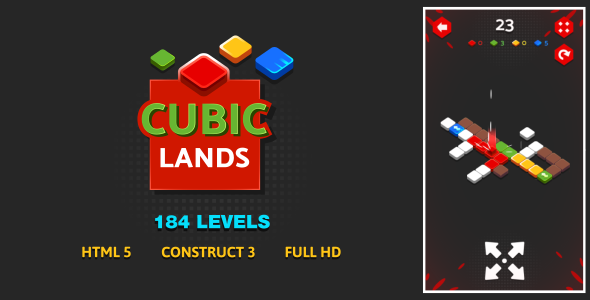 Cubic Lands - HTML5 Game (Construct3) - CodeCanyon Item for Sale
