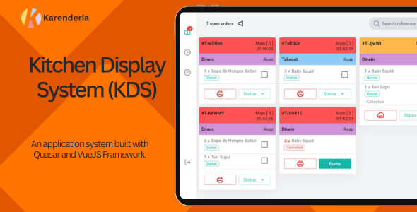 Karenderia Kitchen Display System - CodeCanyon Item for Sale