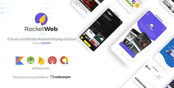 RocketWeb | Configurable Android WebView App Template - CodeCanyon Item for Sale