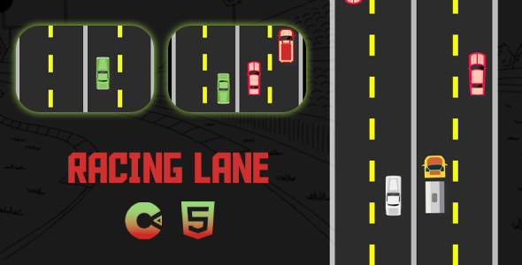 Racing Lane - HTML5 Game - Construct 3 - CodeCanyon Item for Sale