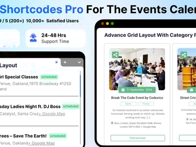 Events Shortcodes & Block Pro For The Events Calendar by CoolPlugins