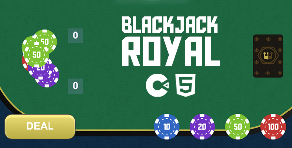 Blackjack Royal - HTML5 Game - Construct 3 - CodeCanyon Item for Sale